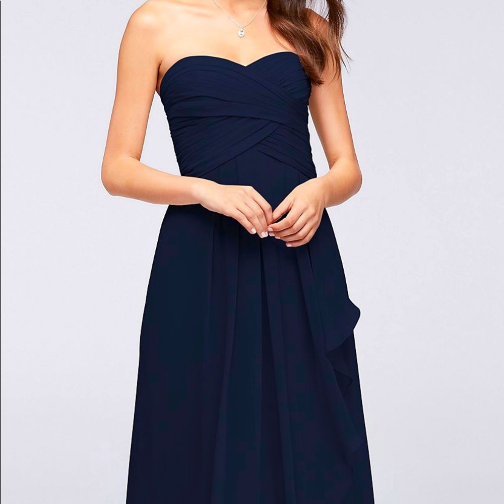 David’s Bridal Chiffon Bridesmaid Dress